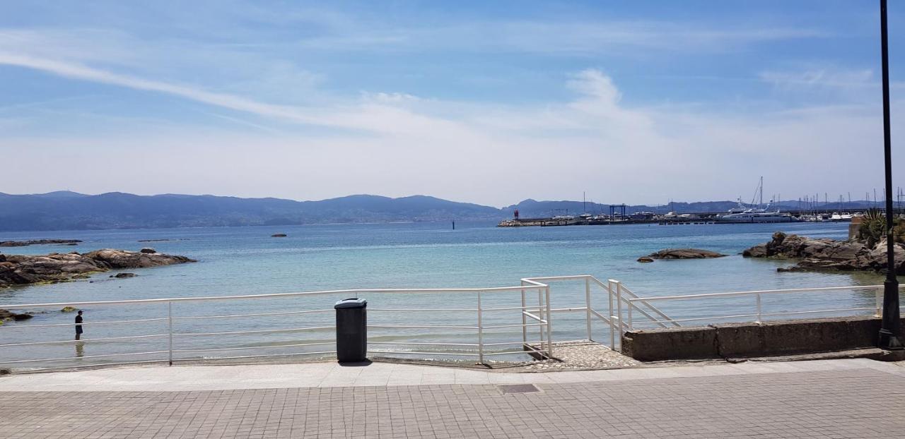 Piso Exterior A Escasos Metros De La Playa Panadeira Con Plaza De Garaje Daire Sanxenxo Dış mekan fotoğraf