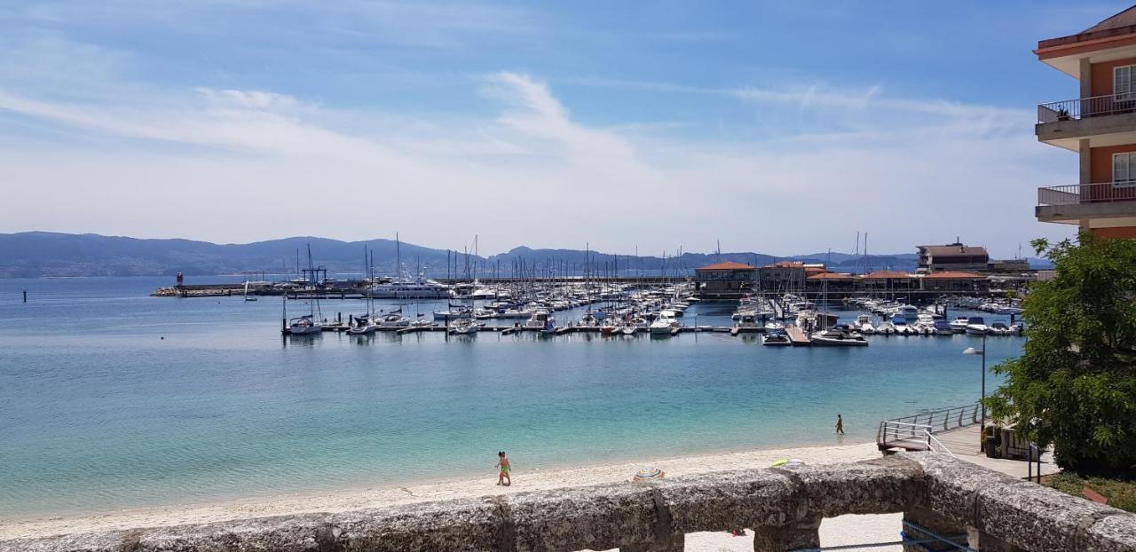 Piso Exterior A Escasos Metros De La Playa Panadeira Con Plaza De Garaje Daire Sanxenxo Dış mekan fotoğraf